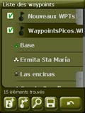 Liste Waypoints