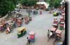 Delhi : place de taxi
